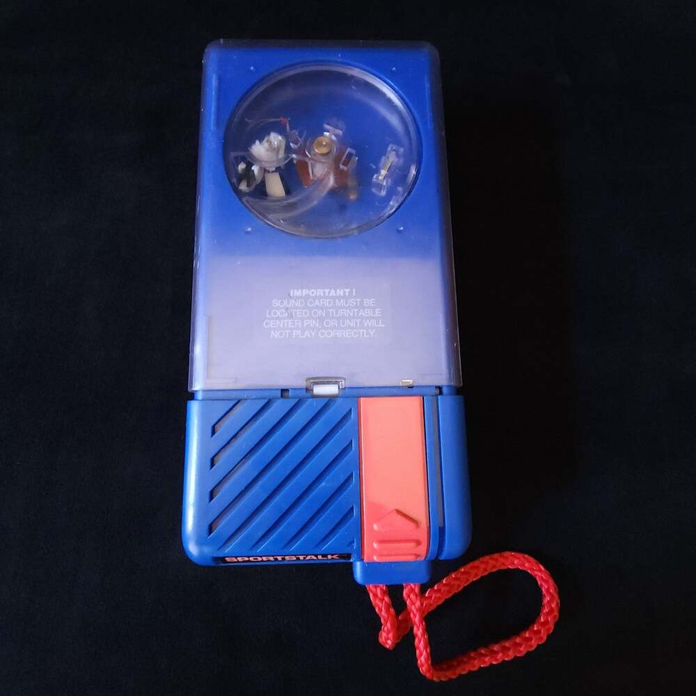 Vintage Sportstalk Player Topps Baseball Talk Electronic Card Reader 1989 WORKS